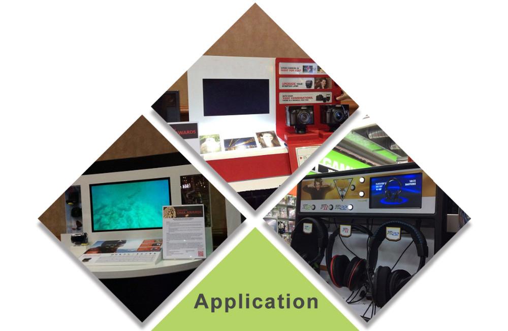 Commercial Advertising Wall Mount Lcd Display , 10 Inch LCD Monitor Open Frame