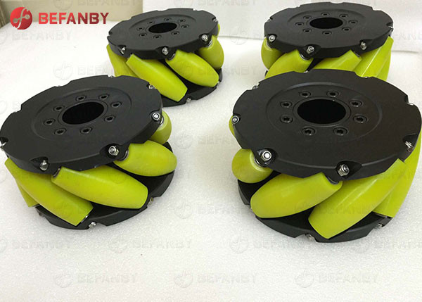 Logistics 6 Inch Heavy Duty Mecanum Wheels For AGV