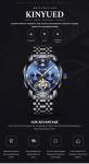 KINYUED watch own brand mens watches in wristwatches manufacturer tourbillon