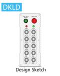 Ten-way single speed switch industrial remote control