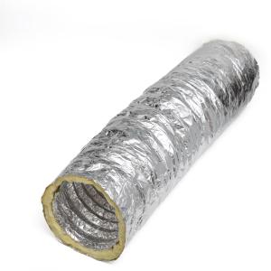 China Aluminum Foil And Fiberglass Insulated Flexible Duct For Thermal Insulation wholesale