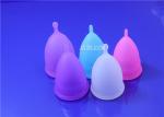 LFGB Hypoallergenic Silicone Menstrual Cup 12 Hour Capacity Harmless