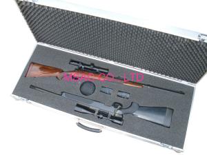 China MS - Gun - 12 Aluminum Gun Case Size L1200 X W250 X H75mm For Carry Rifle wholesale
