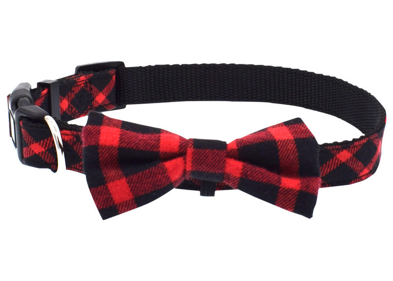 Small Medium Nylon Clip Nylon Dog Collars And Lead Leash With Butterfly Knot