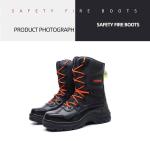 Waterproof Firefighter Rescue Boots Anti Puncture Oil Resistant Safety Boots