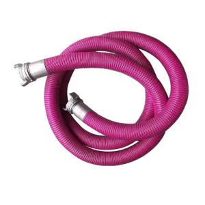 China Flexible Composite Cargo Hose Coupling Assembly Blue Chemical Oil Resistant wholesale