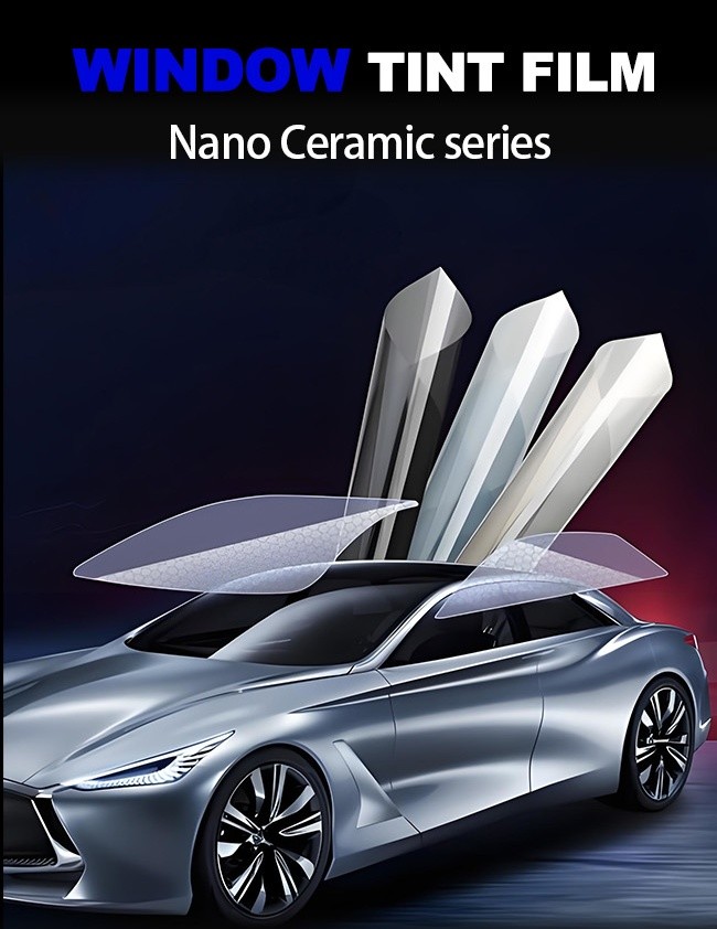 Car Window Tint Chemical Resistant Anti Static Nano Carbon Film For Automotive
