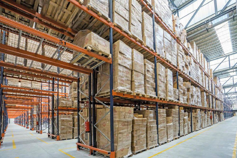 Customized Width Warehouse Metal Storage Racks / Selective Pallet Racking
