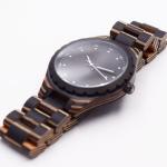 Skateboard 45mm Waterproof Wood Watch For Men 3ATM Quartz Chinese Movement