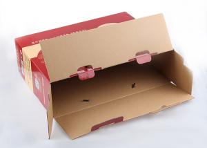 China Green Tea / Dried Food Recycled Paper Gift Boxes with Handle / Ribbon wholesale