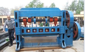 China Stainless Steel Round Hole Shape Expanded Metal Making Machine For Benefit wholesale