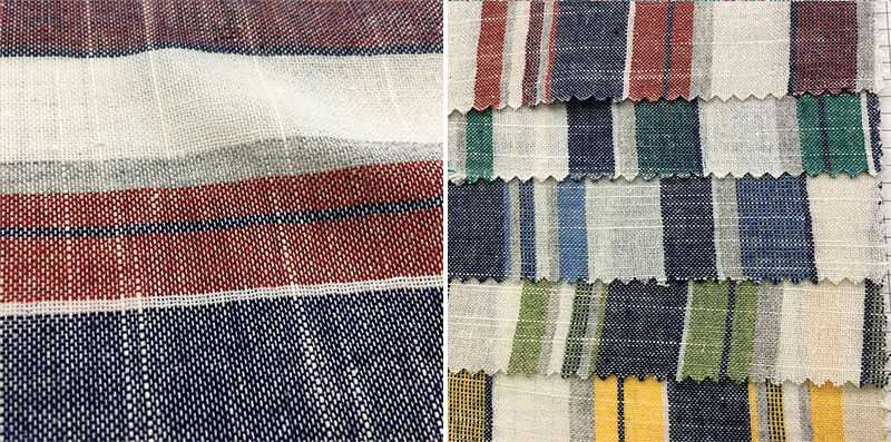 54 Inch Yarn Dyed Cotton Check Shirt Fabric Shirt Linen Fabric Sustainable