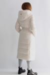 FODARLLOY Ladies Warm Hooded Cotton-padded Clothes Slim Long Down Winter Jackets