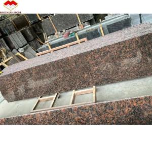 China Park Modern British Brown Granite Stone Polished Surface for Kitchen Countertop Design wholesale