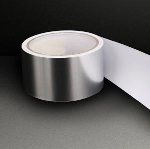 China Self Wound Polyester Sticky Aluminum Tape 55um Without Liner wholesale