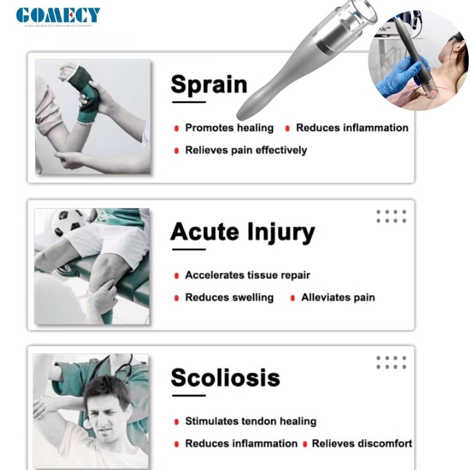 2 In 1 High Intensity Shockwave Therapy Device Physiotherapy 1064Nm Class IV High Power Therapeutic Laser For Pain Management