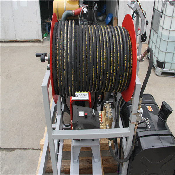 60M High Pressure Hose Water Jet Pipe Cleaner 100L Min Mass Flow
