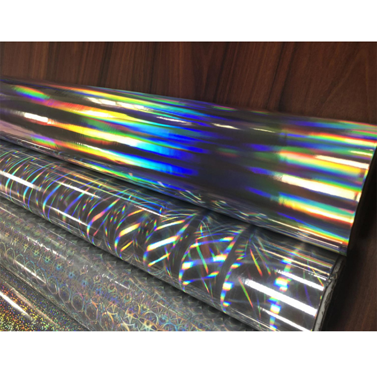 Antistatic PET Self Adhesive Holographic Film Multiple Extrusion