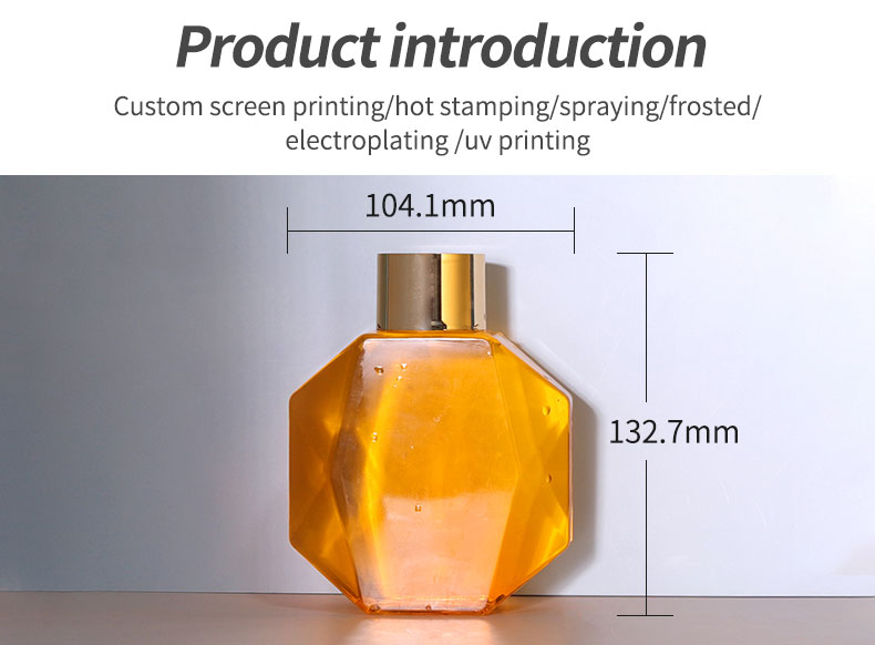 Luxury Custom Printed Plastic Bottles Empty Body Wash Bottles 300ml For Natural Body Cleansing
