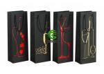 Multiple Style Retail Shop Bags For Wedding Wine Packaging Coated Paper Material