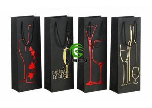 China Multiple Style Retail Shop Bags For Wedding Wine Packaging Coated Paper Material wholesale