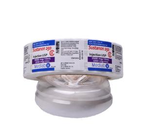 China Glossy Adhesive 60mm Length Vinyl Bottle Labels With Offset Printing wholesale