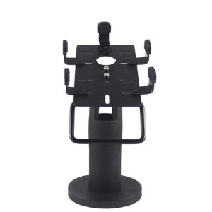 China Black POS Swivel Credit Card Stand Adjustable POS Machine Device 270 Degree wholesale