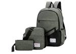 Polyester Fabric Trendy School Backpacks , Water Repellent Girls Bookbag
