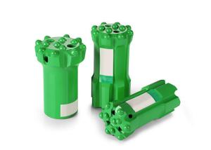China Pneumatic Tungsten Carbide Drill Bits Flat Face Medium To Hard Rock Drilling wholesale