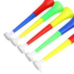 Football Game Promotional Cheering Horn 37*7cm PP Logo Customized Sports