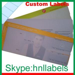 China Thermal Printed Boaring Passes for Airlines wholesale