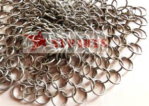 China Weld Type Stainless Steel Metal Ring Mesh For Decorativing Building Facades wholesale