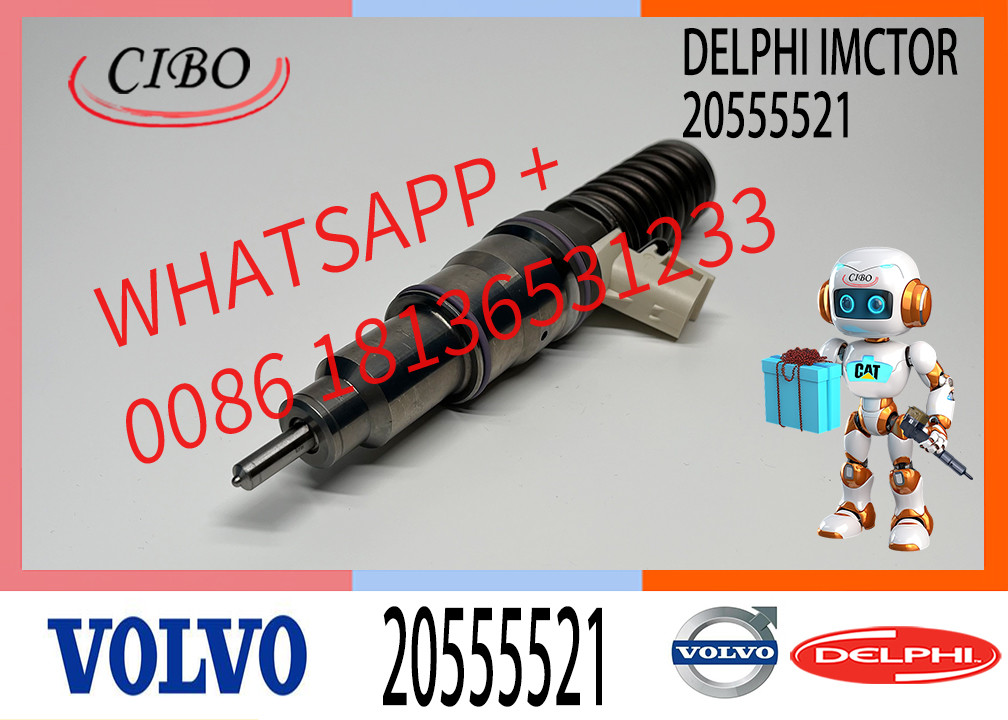 Diesel Fuel Injector 20555521 Engine E3.1 Diesel Fuel Injector BEBE4D04002 BEBE4D20002 20555521 7420555521 For VOL-VO Truck