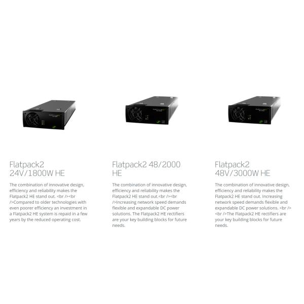 CE UL Eltek FP2 Emergency Flatpack Power System M204EP.000