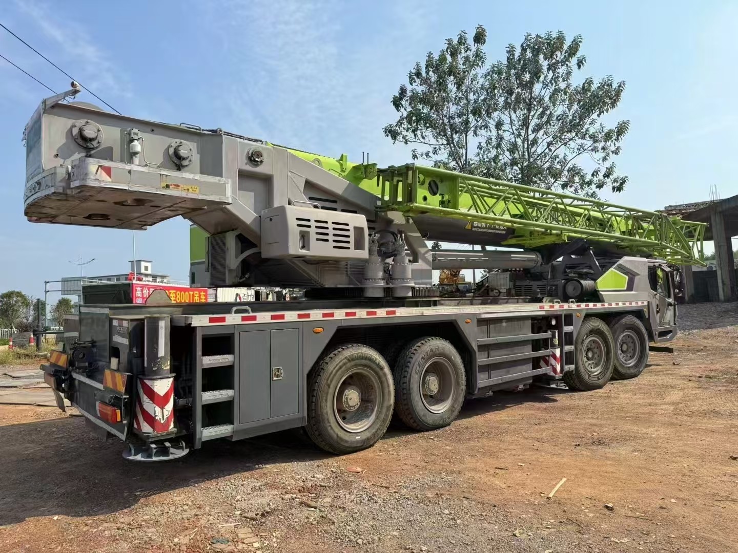 Original Situation Mobile Truck Crane For Sale 80 Tons Used Good Car