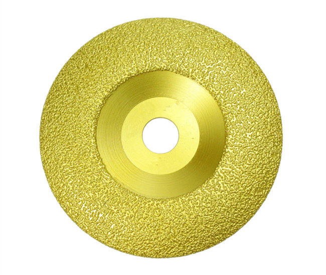 Curved 125mm Diamond Cup Disc Grinding Wheel Vacuum Brazed