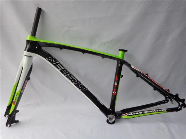 100% Carbon Frame MTB Frame 26er 15"/17" Mountain Bicycle/Bike Frame Yellow