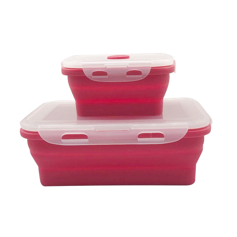 Offers Online American Black Silicone Lunch Box Storage boxes organizer