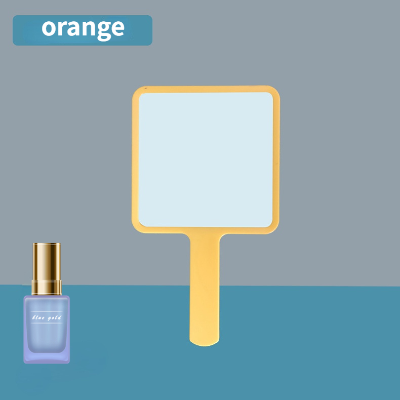 Extra LOGO Yes Custom Handheld Mirror for Dressing and Makeup Small Vanity Compact