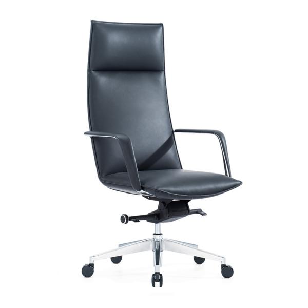 Modern Black Leather Office Chair Boss Swivel Computer Office Leather Furniture Chair
