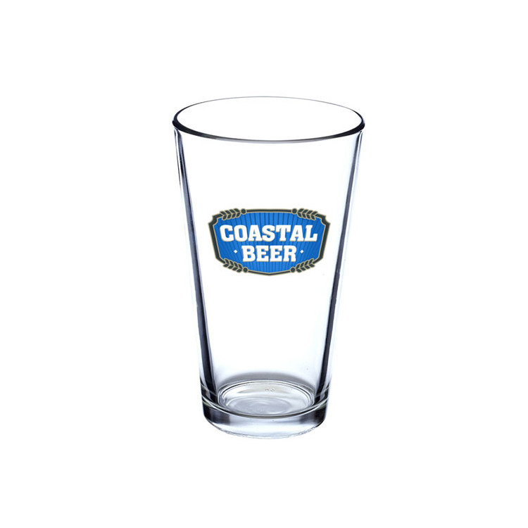 500ml Clear Printed Plastic Beer Cups 16oz PP PS Plastic Stein Cups