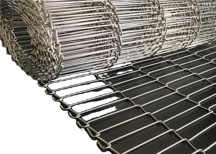 Bakery Stainless Steel Flat Flex Wire Mesh Conveyor Belt Factory Price