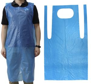 China Eco-friendly CPE PE Apron Disposable Waterproof Plastic Gown wholesale