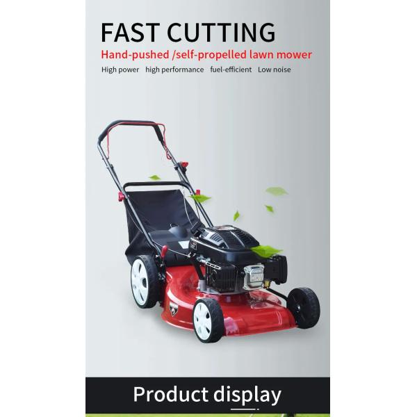 4000W Agricultural Farm Machinery 4 Wheel Hand Propelled Lawn Mower