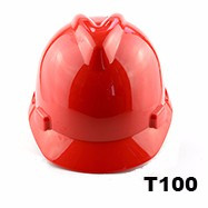 Industrial Head Protective Hard Hat with Fabric Belts and Sweatband T125 Custom Design