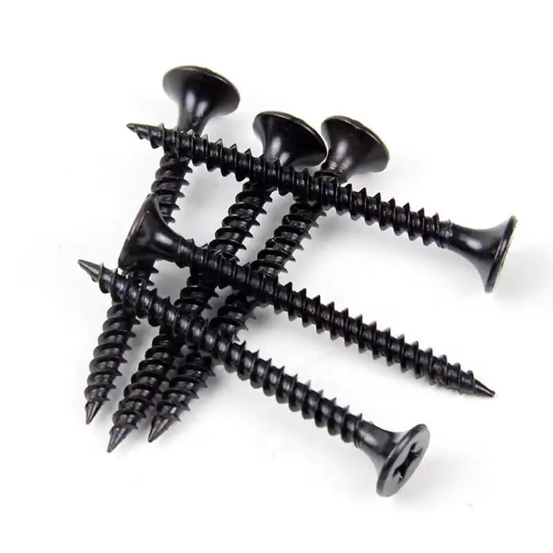 Zinc Plated Drywall Screw SS Carbon Steel Self Tapping Cross Round Head Metal Screws