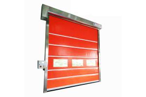 China Industrial 304 Stainless Steel Frame High Speed Door For Internal and External Areas wholesale