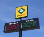Pixel Tube Led Gas Price Signs 60inch Express Projector Led Oil Price Display
