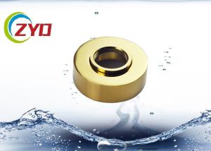 China Golden Bathtub Faucet Cover Plate , Height Adjustable Tub Spout Cover Plate wholesale