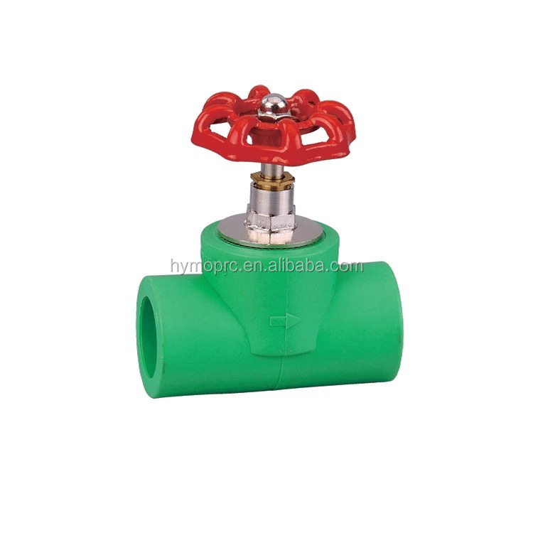 PPR Pipes and Fittings Ball Valve Stop Valve PPR Gate Valve for Bathroom Accessories